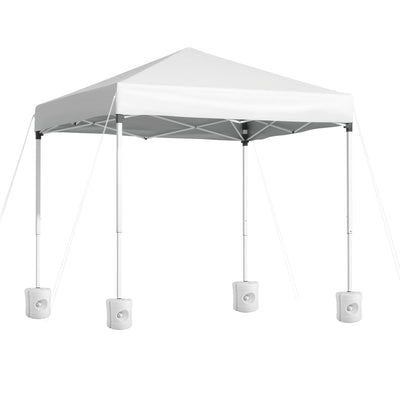 Instahut Gazebo 2x2m Outdoor Patio Garden Marquee Shade w/ Base Pods White