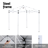 Instahut Gazebo 2x2m Outdoor Patio Garden Marquee Shade w/ Base Pods White