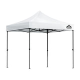 Instahut Gazebo Pop Up 3x3m w/Base Podx4 Marquee Folding Outdoor Wedding Camping Tent Shade Canopy White - Close-Up Angle