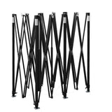 Instahut Gazebo Pop Up Marquee 3x6 Folding Outdoor 500D Tent Base Pod Black - Side View