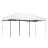 Instahut Gazebo Pop Up Marquee 3x6 Folding 500D Wedding Tent Base Pod White - Close-Up Angle
