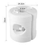Instahut Gazebo Base Pod Kit Pop Up Marquee Set Outdoor Wedding Tent Canopy Leg 4 pcs - Front View