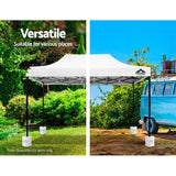 Instahut Gazebo Base Pod Kit Pop Up Marquee Set Outdoor Wedding Tent Canopy Leg 4 pcs - 45-Degree Angle