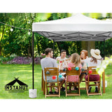 Instahut Gazebo Base Pod Kit Pop Up Marquee Set Outdoor Wedding Tent Canopy Leg 4 pcs - Rear View