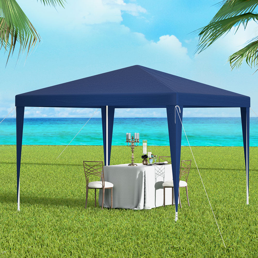 INSTAHUT 3x3m Outdoor Gazebo Canopy Tent for Weddings, Parties, and Events - UV & Water Resistant