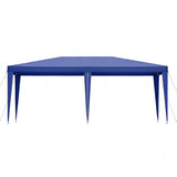 Instahut Gazebo 3x6m Wedding Party Marquee Tent Outdoor Event Camping Canopy Shade Blue - Side View