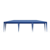 Instahut Gazebo 3x9m Wedding Party Marquee Tent Outdoor Event Camping Shade Blue - Side View