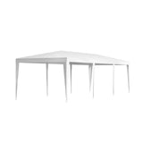 Instahut Gazebo 3x9 Wedding Party Marquee Tent Outdoor Event Camping Shade White - Close-Up Angle