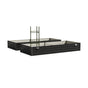 Livsip 4x Garden Bed 210x90x30cm LED Plant Stand Box Galvanise
