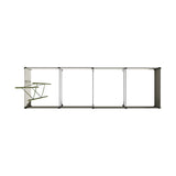 Livsip Garden Bed 290x90x30cm Planter Stand Box Galvanise - Close-Up Angle