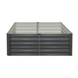 Livsip 120x80x45cm Garden Bed Galvanised Steel 4pcs