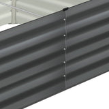Livsip Garden Raised Bed x2 Galvanised Steel 120x80x45CM