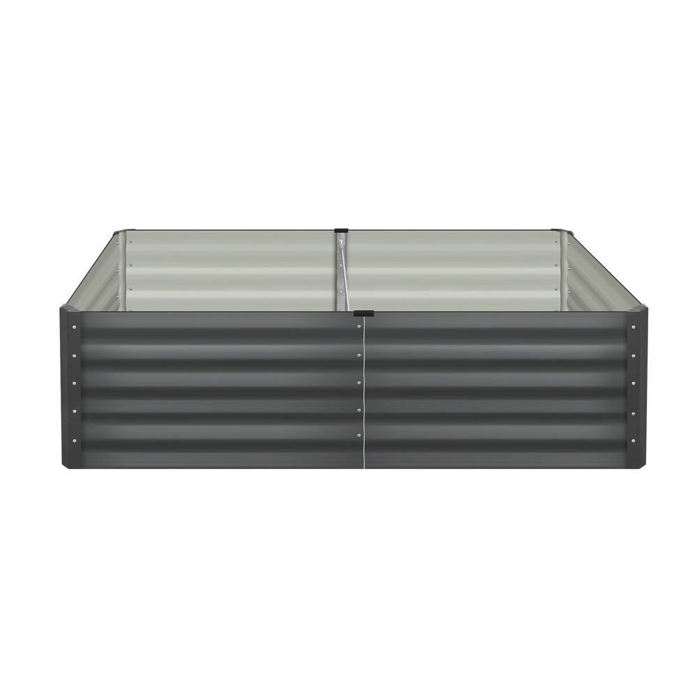 Livsip Garden Bed 160x80x45CM Galvanised Steel 2PCS