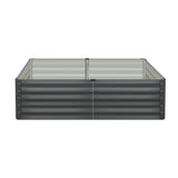 Livsip 160x80x45cm Garden Bed Galvanised Steel 4pcs