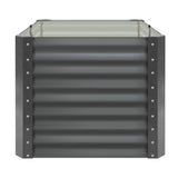 Livsip Garden Bed x 2 Galvanised Steel 120x80x73CM