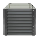 Livsip Raised Garden Bed Galvanised Steel 320x80x73CM