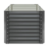 Livsip 160x80x73cm Garden Bed Galvanised Steel 4pcs - 45-Degree Angle