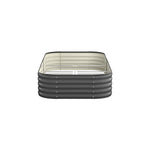 Livsip 9-IN-1 Raised Garden Bed Oval Galvanised Steel 40CM H, image 5