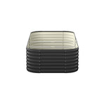 Livsip 9-IN-1 Raised Garden Bed Oval Galvanised Steel 56CM H, image 3