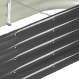 Livsip 2X Garden Bed Galvanised Raised Garden Bed 160X80X42CM - Rear View