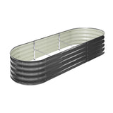 Livsip 2X Garden Bed Galvanised Raised Garden Bed 240X80X42CM