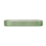 Livsip 4x Garden Bed 320x80x42cm Planter Box Raised Container Galvanised Green