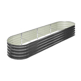 Livsip 3X Garden Bed Galvanised Raised Garden Bed 320X80X42CM