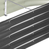 Livsip 4X Garden Bed Galvanised Raised Garden Bed 320X80X42CM