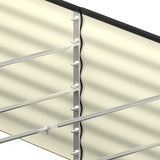 Livsip Raised Garden Bed Oval Galvanised Steel 240X80X56cm