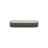 Livsip Raised Garden Bed 240X80X56cm Galvanised Steel 2pcs
