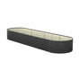 Livsip Raised Garden Bed 320X80X56cm Galvanised Steel 3pcs