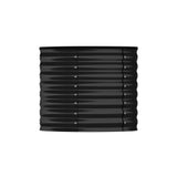 Livsip Garden Bed 80x68cm Galvanised Steel Round - Close-Up Angle