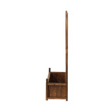 Livsip 2pc Wooden Raised Garden Bed with Trellis 64x28.5x115cm