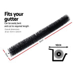 Gardeon Gutter Guard Brush 32M 92X10cm 36PCS