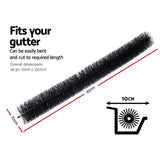 Gardeon Gutter Guard Brush 32M 92X10cm 36PCS - Front View