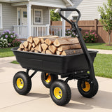 Gardeon Garden Cart Dump Utility Wagon 270kg 2in1 Handle Tractor Trolley 110L with 10in Tyres - Extra Image