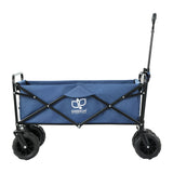 Gardeon Garden Cart Folding 120kg Trolley Camping Wagon Barrow Outdoor Beach - Side View