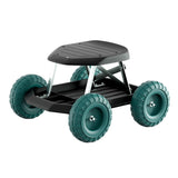 Gardening Rolling Stool with Wheels - Gardeon Garden Helper Seat for Easy Plant Care