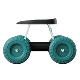 Gardening Rolling Stool with Wheels - Gardeon Garden Helper Seat for Easy Plant Care - Side View