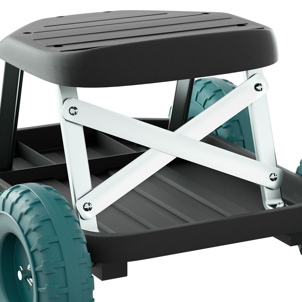 Gardening Rolling Stool with Wheels - Gardeon Garden Helper Seat for Easy Plant Care