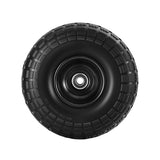 Gardeon 2pcs, 4.10/3.50-4 Tire And Wheel Flat Free, 26cm Solid Rubber Tires with 5/8 Axle Bore Hole And Double Sealed Bearings, Perfect for Wheelbarrow, Garden Cart, Wagon, Dolly - Extra Image