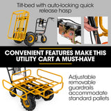 BAUMR-AG 40V Battery Powered Material Handling Dumper Wheelbarrow Motorised Electric, 300kg Capacity - Extra Image