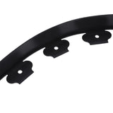 Green Fingers Garden Edging 5CM x 10M Border Support Landscape Edge Black X5 - Side View