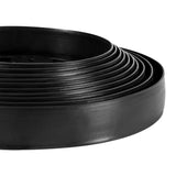 Green Fingers Garden Edging 5CM x 10M Border Support Landscape Edge Black X5 - Top-Down View