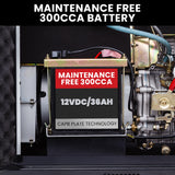 GENPOWER 8.4kW Peak 6kW Rated Commercial Diesel Generator, Electric Key Start, 6 x 15A, Single Phase - Extra Image