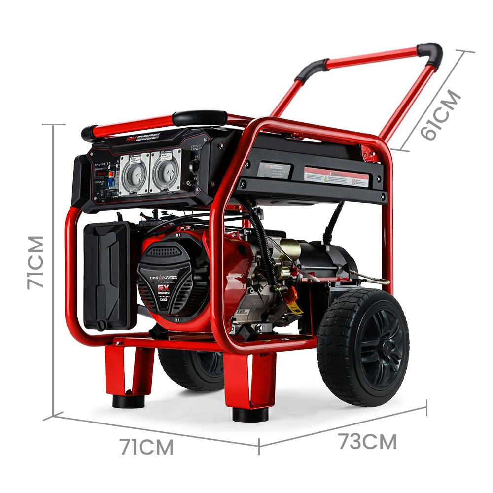 GENPOWER 8.4kW Peak 6kW Rated Generator Single-Phase Petrol - Portable RCD