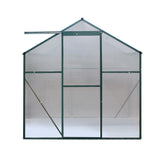 Greenfingers Greenhouse 2.52x1.9x1.83M Aluminium Polycarbonate Green House Garden Shed - Side View