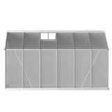 Green Fingers Greenhouse 3x2.5x2.26M Double Doors Aluminium Green House Garden Shed - Side View