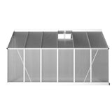 Green Fingers Greenhouse 3.6x2.5x1.95M Aluminium Polycarbonate Green House Garden Shed - Side View