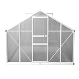 Green Fingers Greenhouse 4.2x2.5x1.95M Aluminium Polycarbonate Green House Garden Shed - Side View